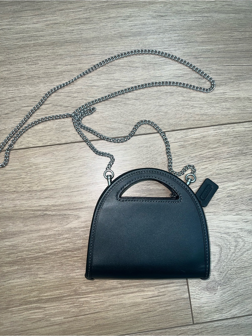 Coach Black Top Handle Card Case Crossbody